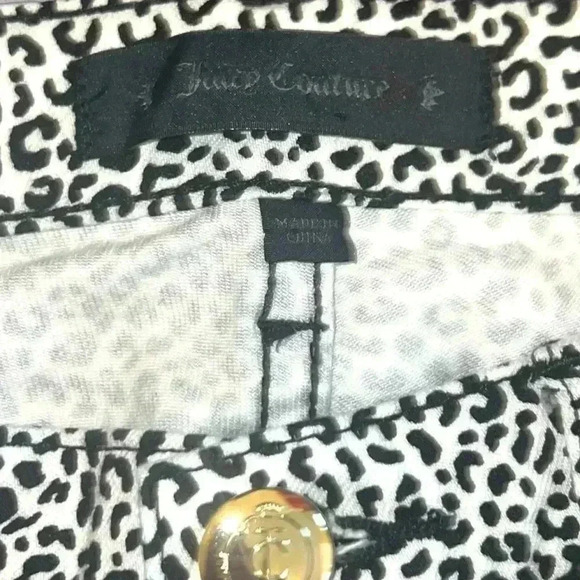 NWOT juicy couture print pants skinny w26